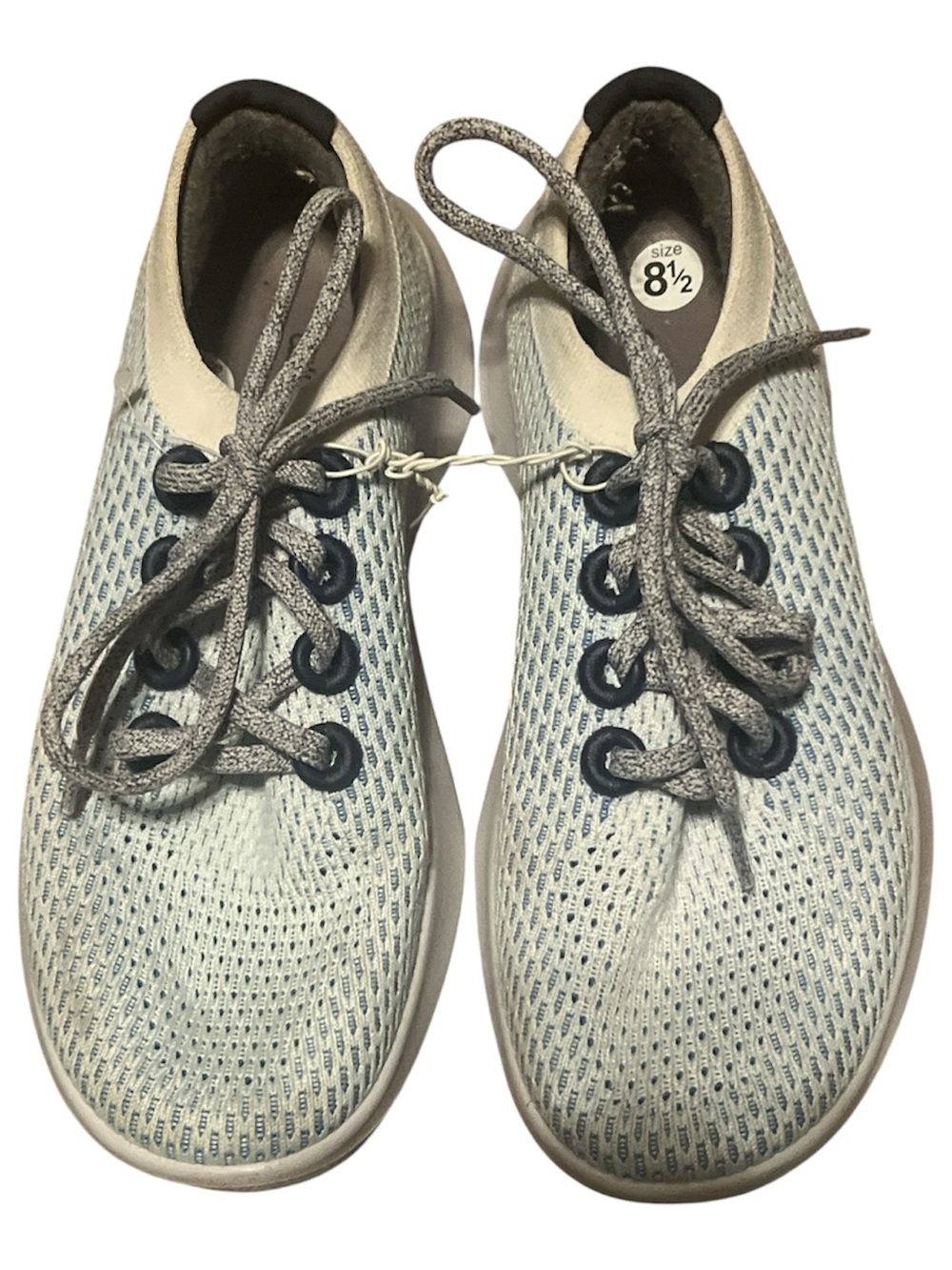 allbirds Tree Dasher Women’s Light Gray Knit Lace-Up Sneakers